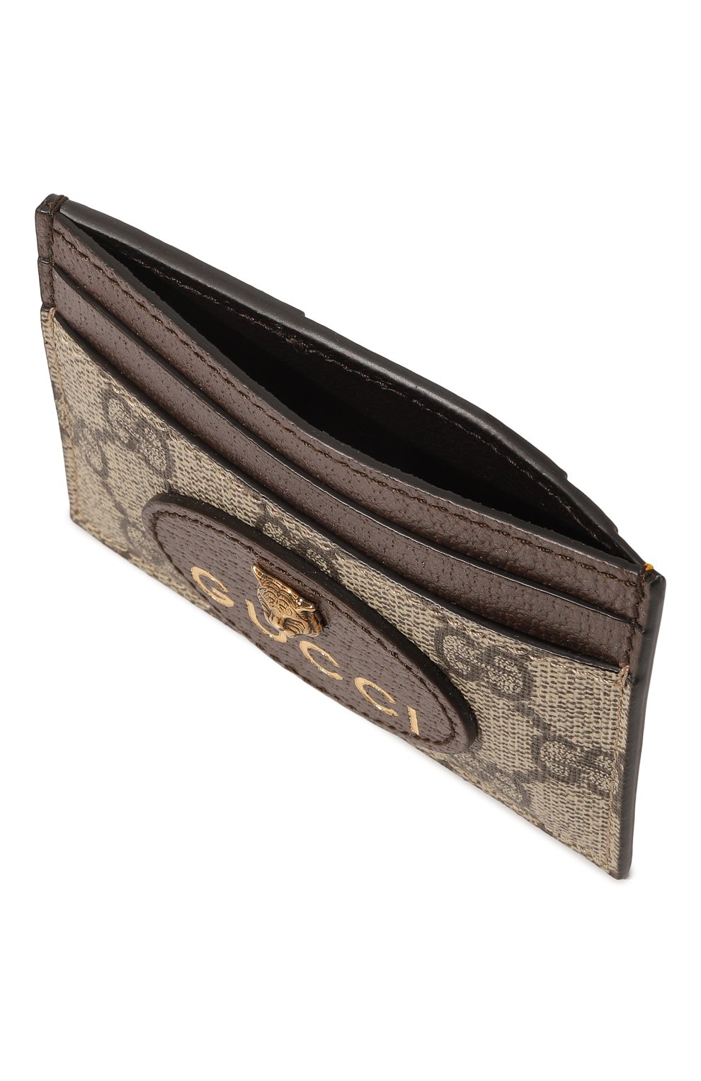 Футляр для кредитных карт GUCCI коричневого цвета по цене 33120 руб., арт. 597557 K9GOT, фото 3 Футляр для кредитных карт GUCCI, арт. 597557 K9GOT, фото 3