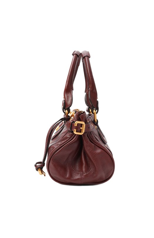 Сумка Paddington Chloé CH25WS802P75 Бордовый  CH25WS802P75 Фото 4