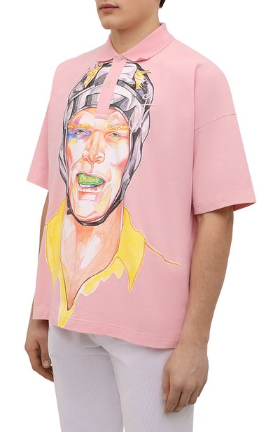 Хлопковое поло jw anderson x pol anglada JW ANDERSON, арт. J00087 PG0476, фото 3