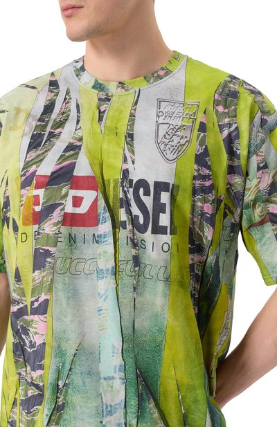 Хлопковая футболка DIESEL, арт. A19648/0HGBY, фото 5