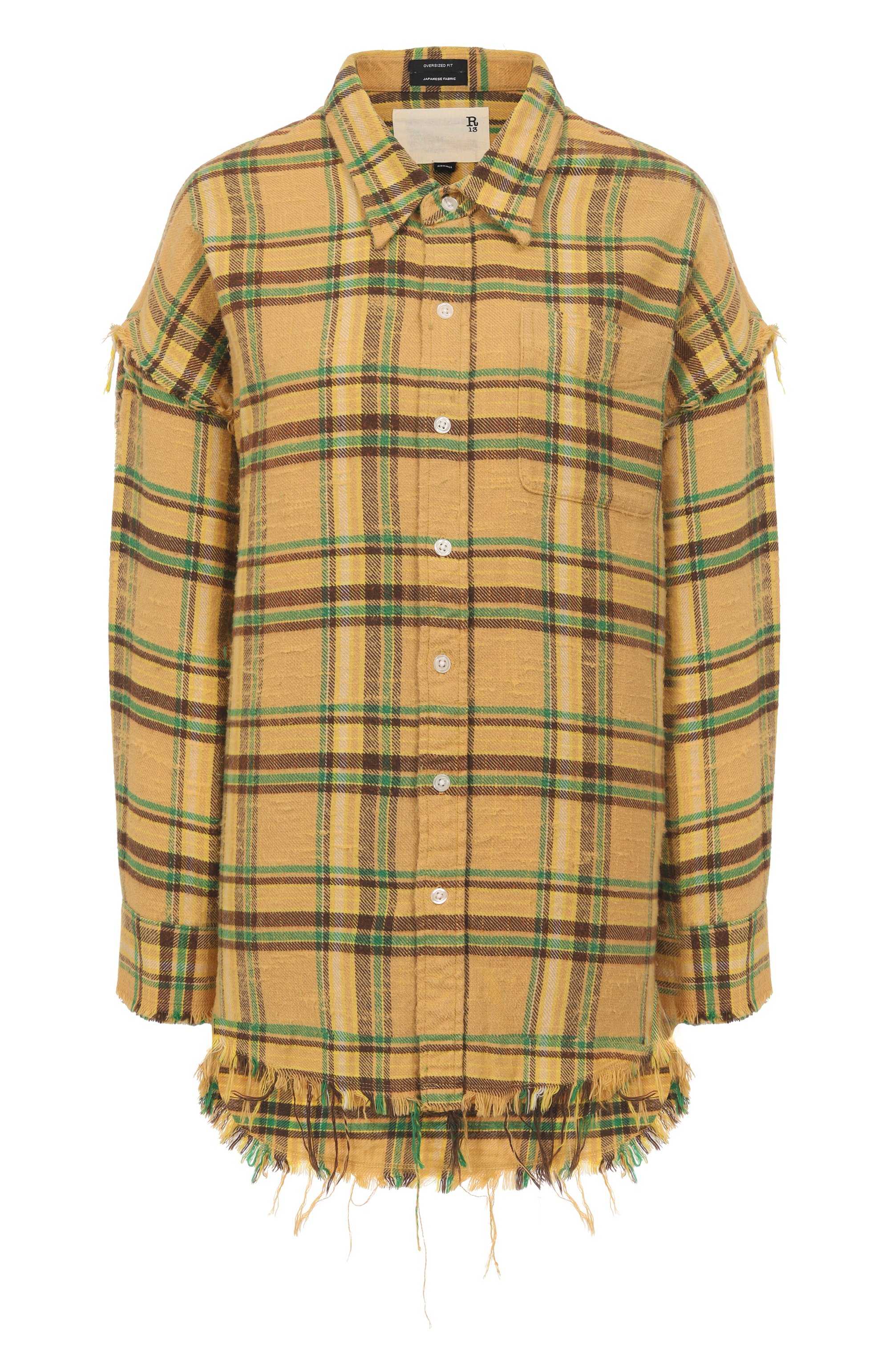 Хлопковая рубашка R13, арт. R13WR075-R601B, фото 1