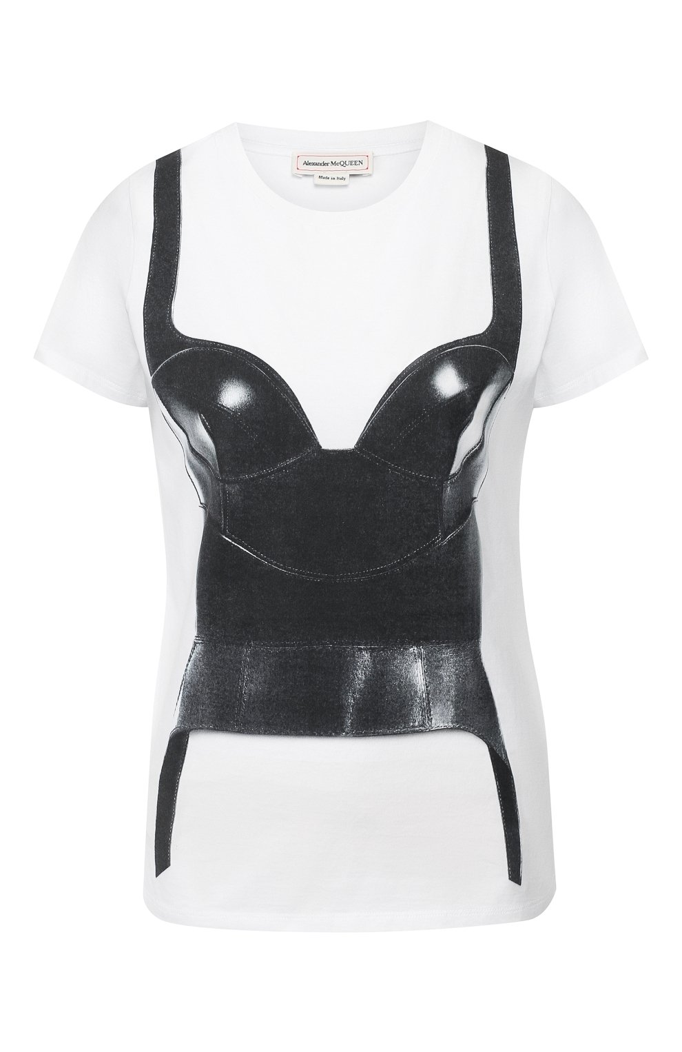 Хлопковая футболка ALEXANDER MCQUEEN, арт. 620612/QZABE, фото 1