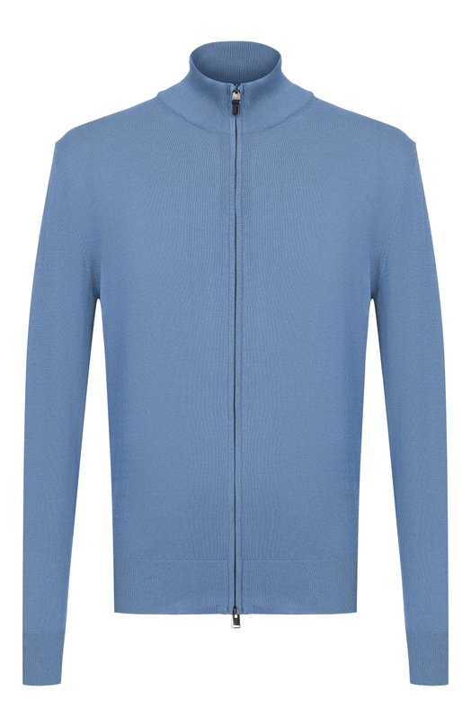 Хлопковый кардиган Canali C0022/MK02459 Голубой C0022/MK02459