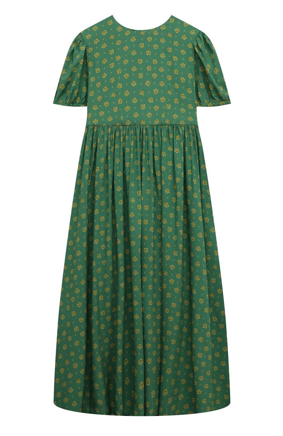 Платье из вискозы ULYANA SERGEENKO зеленого цвета по цене 60000 руб., арт. ABM010KD23P (0089Б23), фото 1 Платье из вискозы ULYANA SERGEENKO, арт. ABM010KD23P (0089Б23), фото 1