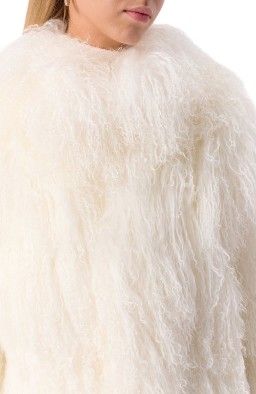 Шуба из овчины Jacob Lee WLC0098AW24CR Кремовый  WLC0098AW24CR Фото 5