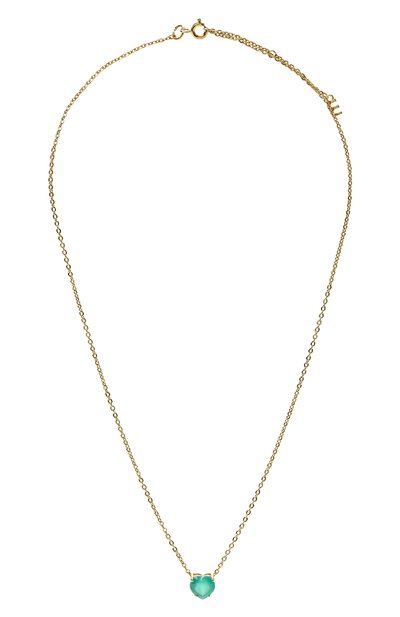 Женское кулон c агатом cartoon hearts MOONKA, арт. HRT-925YG-NK-AGT-GR