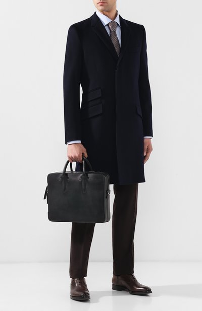 Кожаный портфель с плечевым ремнем BERLUTI, арт. M160432, фото 2