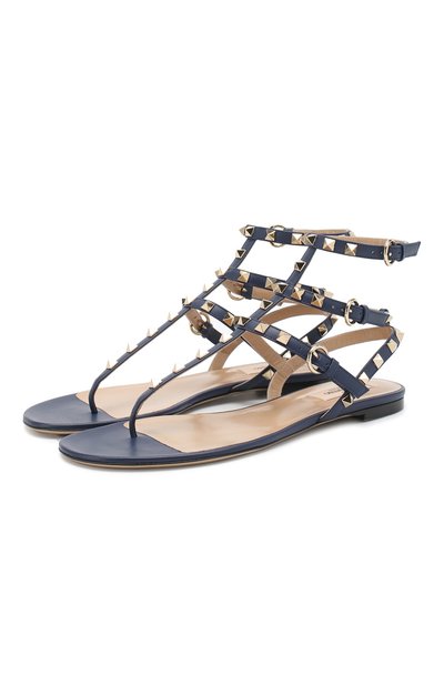 Кожаные сандалии rockstud VALENTINO, арт. RW2S0812/V0D, фото 1