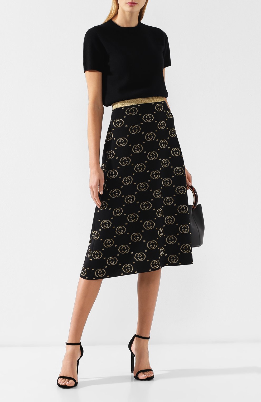 Шерстяная юбка GUCCI, арт. 555179/XKAH9, фото 2