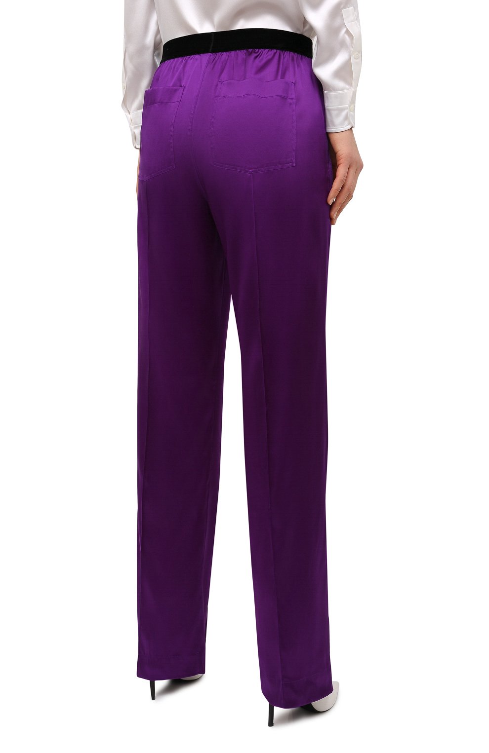 Шелковые брюки TOM FORD, арт. PAW397-FAX832, фото 4