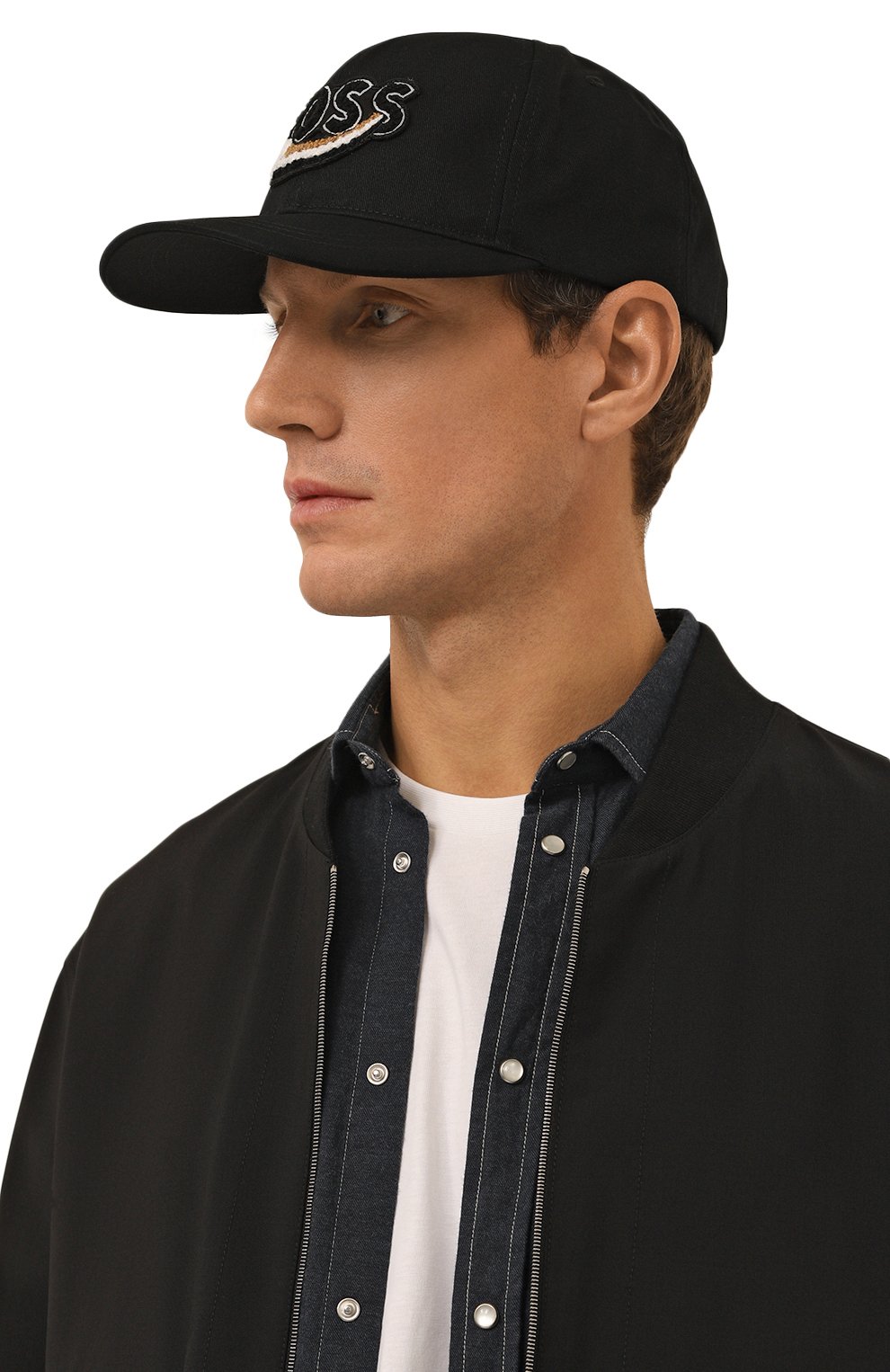 Хлопковая бейсболка BOSS, арт. 50491144, фото 2