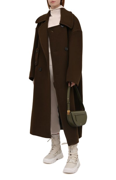 Кожаные ботинки trekking INUIKII белого цвета по цене 47550 руб., арт. 70107-110, фото 2 Кожаные ботинки trekking INUIKII, арт. 70107-110, фото 2