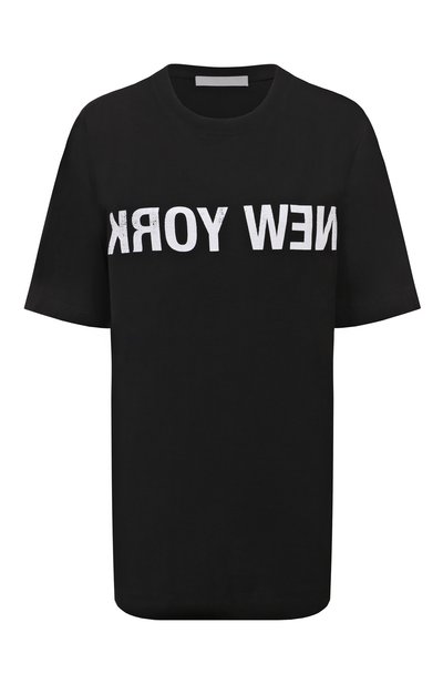 Женская хлопковая футболка HELMUT LANG, арт. 006HM512