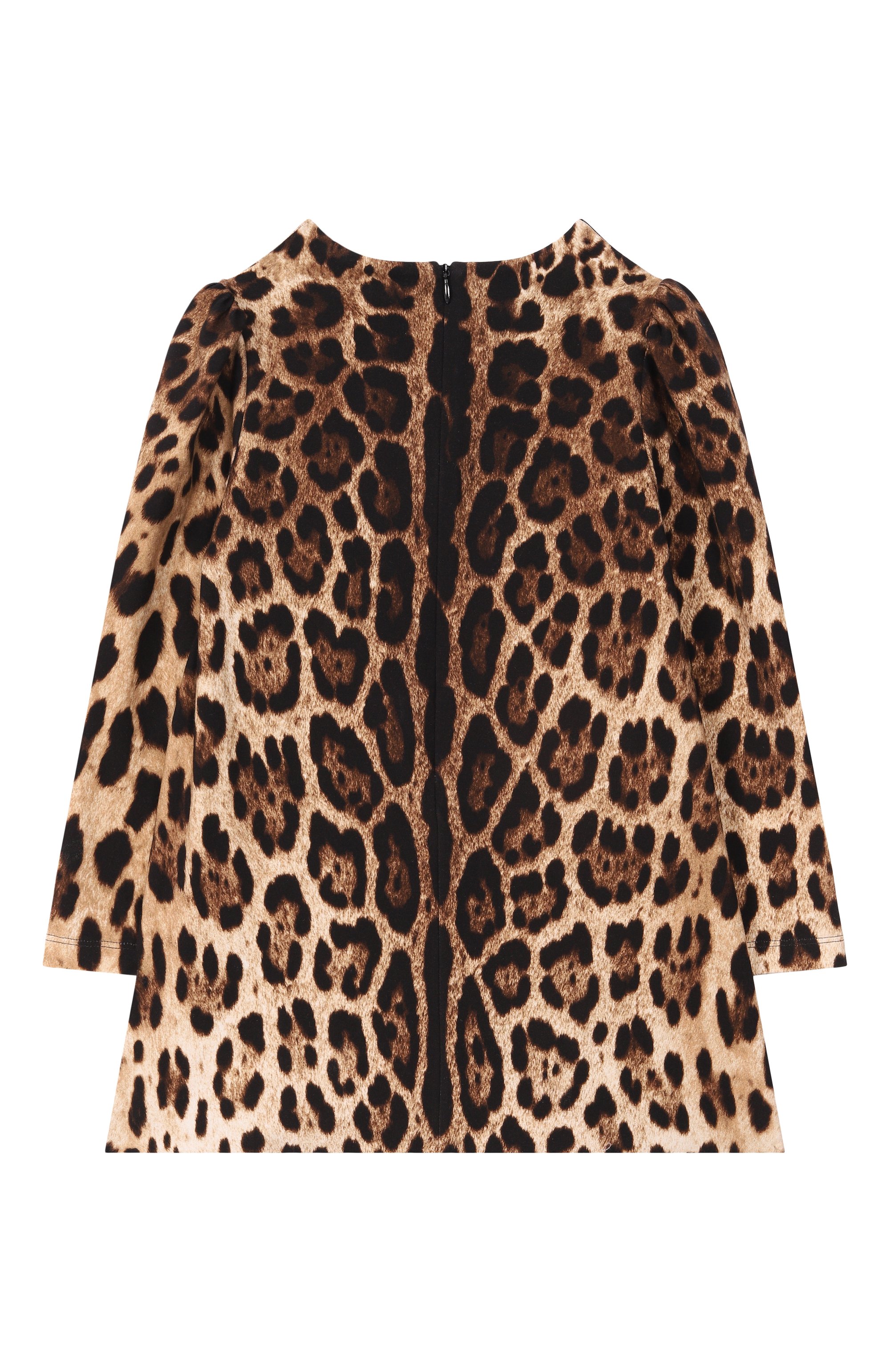 Хлопковое платье DOLCE & GABBANA леопардового цвета по цене 78050 руб., арт. L5JDAL/FSGQX_001, фото 2 Хлопковое платье DOLCE & GABBANA, арт. L5JDAL/FSGQX_001, фото 2