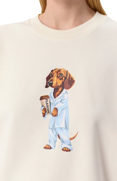 Хлопковый свитшот FLASHIN, арт. FS25SDOT, фото 5