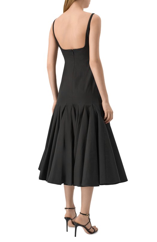 Хлопковое платье Jacquemus 25E/251DR224-1519 Чёрный  25E/251DR224-1519 Фото 4