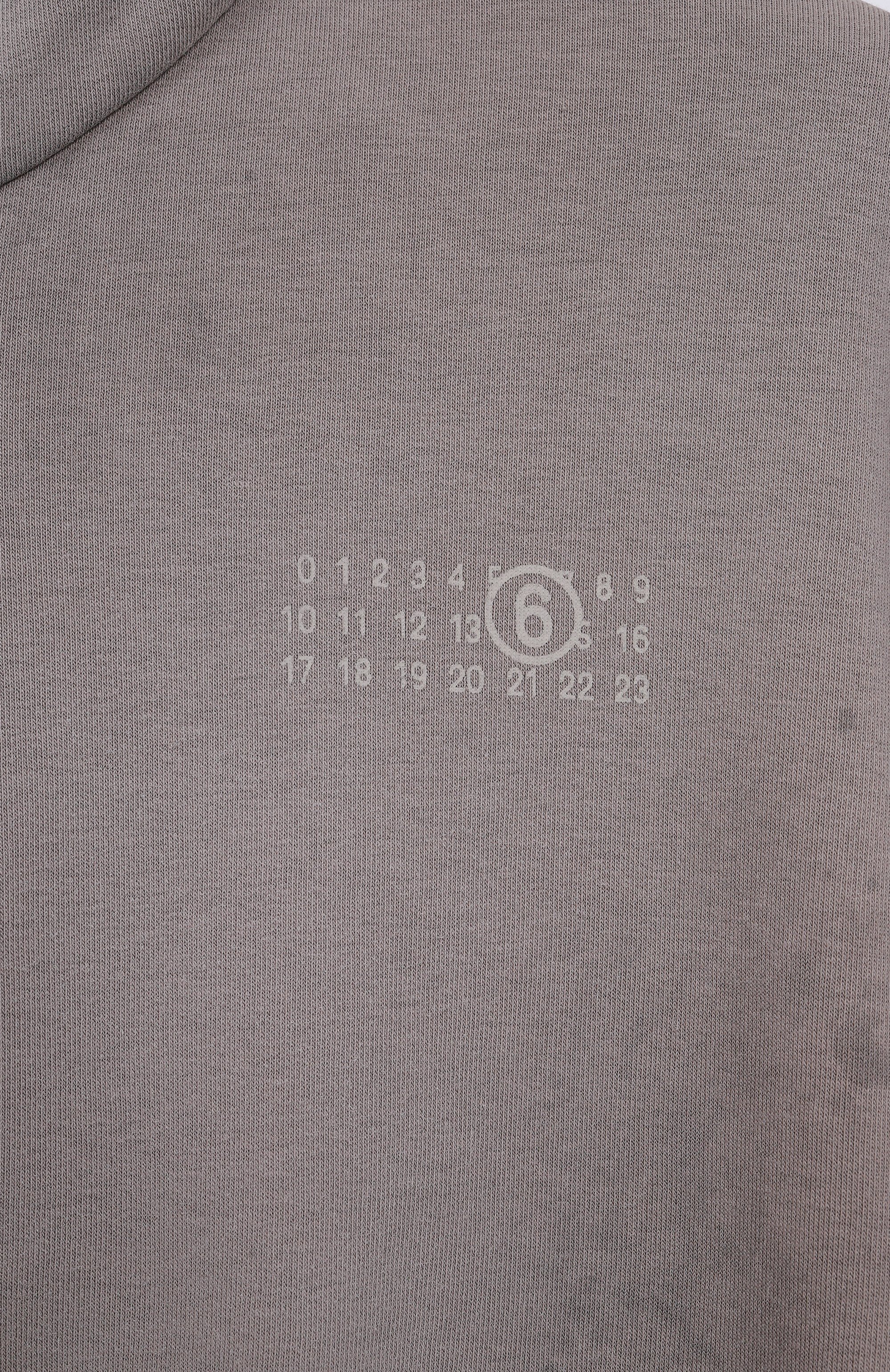 Хлопковая толстовка MM6, арт. S62HG0029/M25013, фото 6