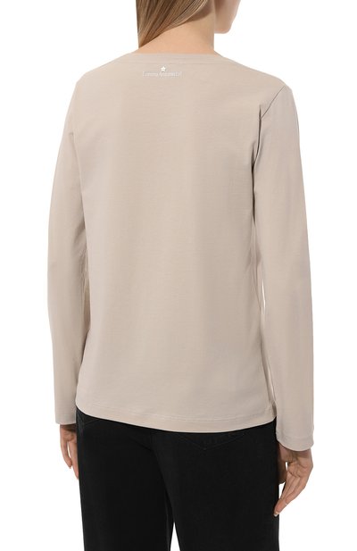 Хлопковый лонгслив LORENA ANTONIAZZI, арт. TS10AP/9999, фото 4