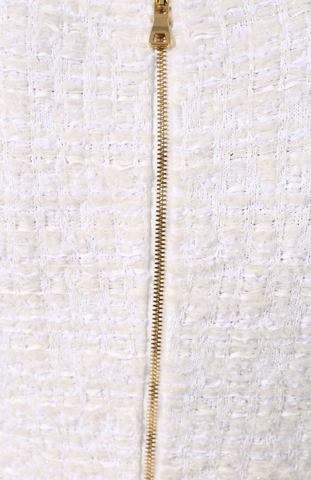 Буклированное платье BALMAIN белого цвета по цене 238500 руб., арт. RF16605/K290, фото 5 Буклированное платье BALMAIN, арт. RF16605/K290, фото 5