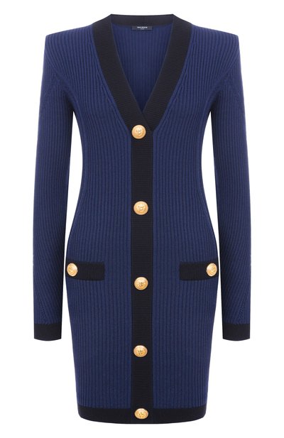 Женское платье из вискозы BALMAIN, арт. FF0R8033/KJ15