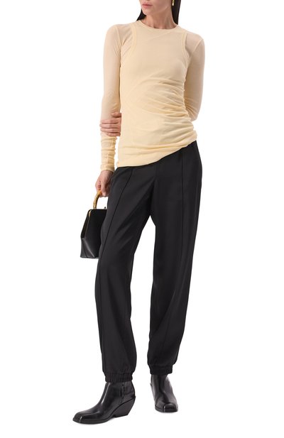 Хлопковый лонгслив JIL SANDER, арт. J02NH0012/J20249, фото 2