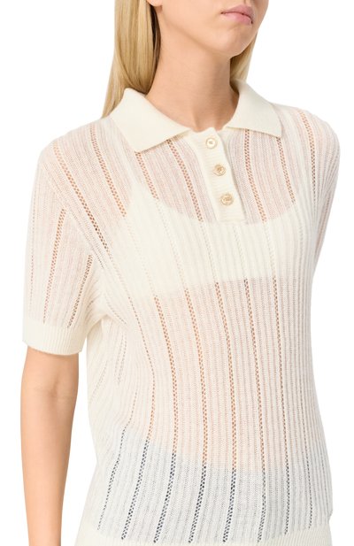 Поло из кашемира и шелка KITON, арт. D5871030001, фото 5