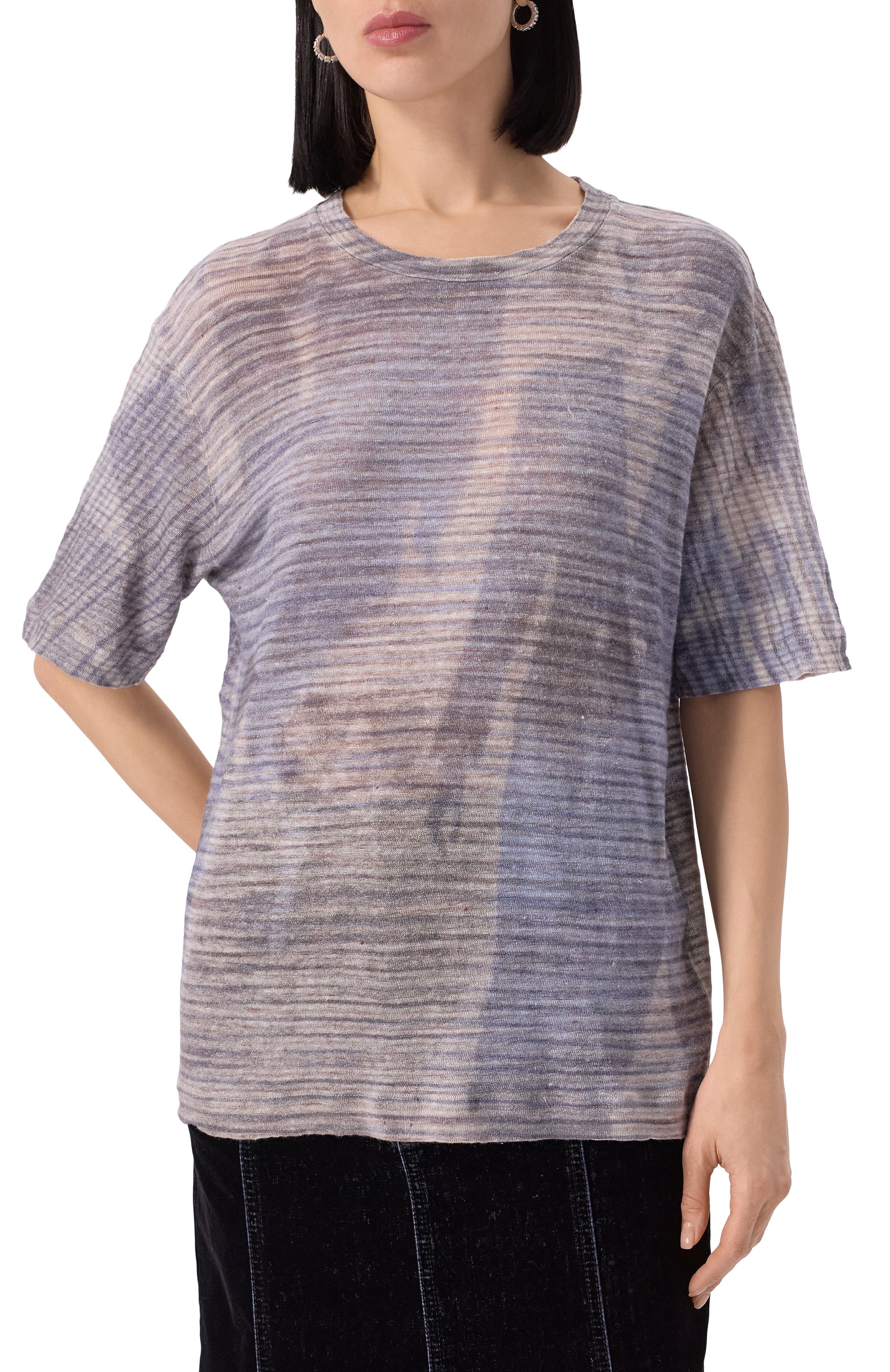 Льняная футболка GIORGIO ARMANI, арт. GW000957/AF15279, фото 3