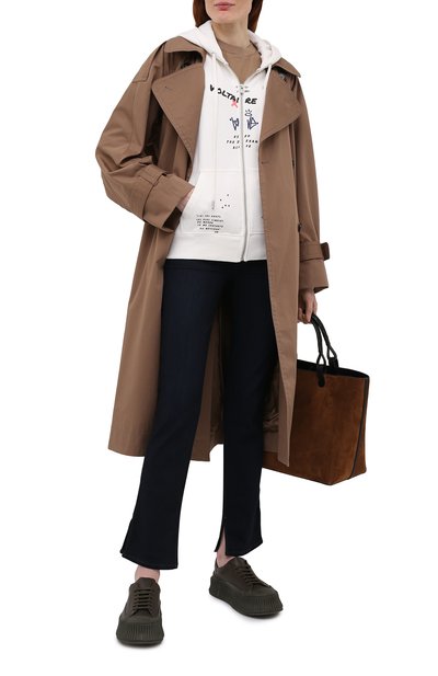 Хлопковая толстовка ZADIG AND VOLTAIRE белого цвета по цене 25700 руб., арт. SKTR7102F, фото 2 Хлопковая толстовка ZADIG AND VOLTAIRE, арт. SKTR7102F, фото 2