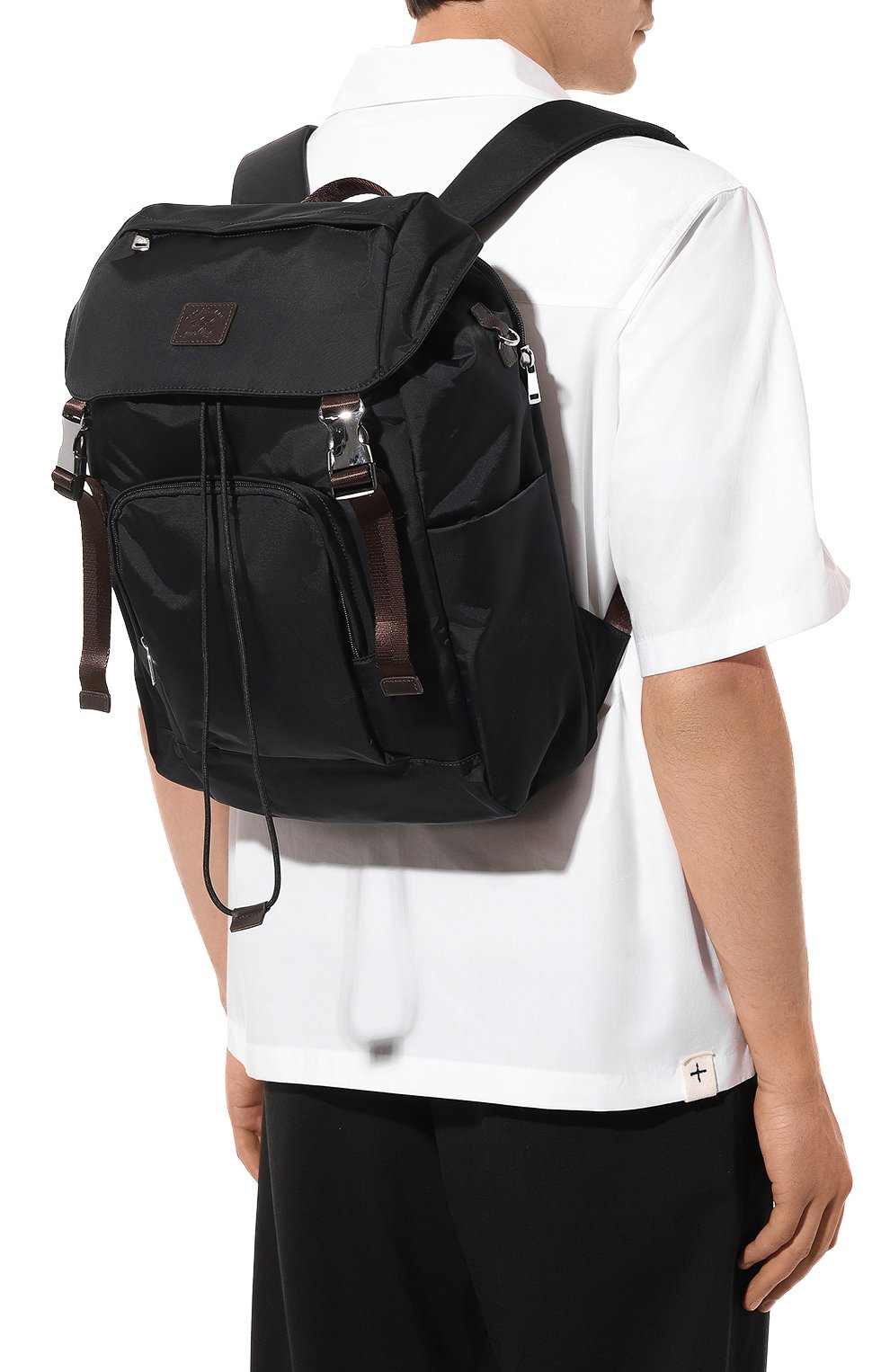 Текстильный рюкзак PAUL&SHARK темно-синего цвета по цене 34500 руб., арт. 12318111, фото 2 Текстильный рюкзак PAUL&SHARK, арт. 12318111, фото 2