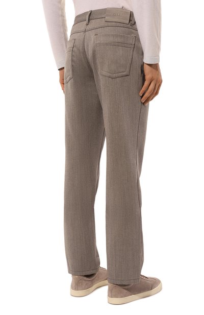 Брюки из шерсти и хлопка ZILLI, арт. J5T301M0225VZRW00, фото 4