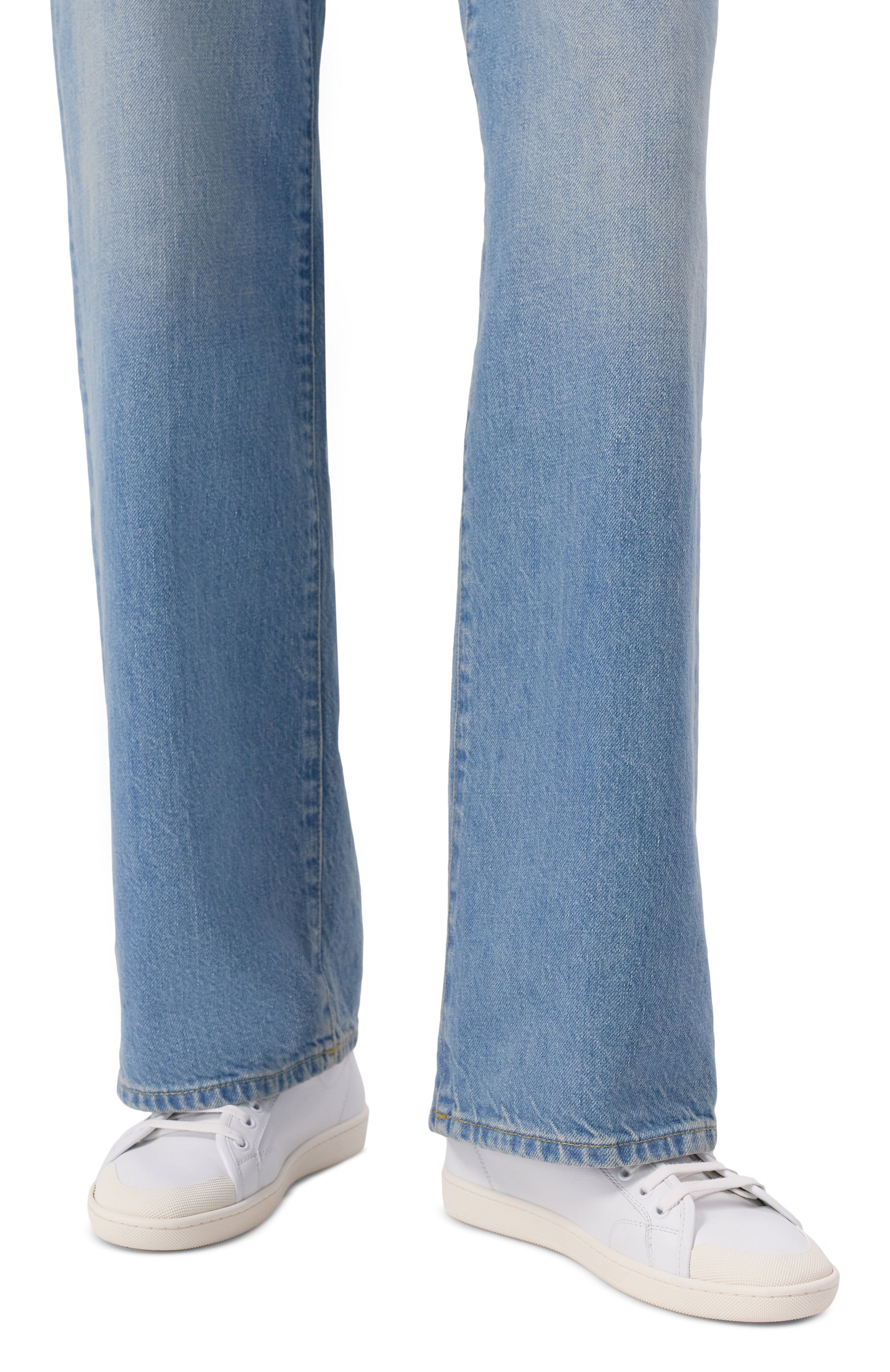 Кожаные кеды gym SAINT LAURENT белого цвета по цене 84750 руб., арт. 819501/00N00, фото 2 Кожаные кеды gym SAINT LAURENT, арт. 819501/00N00, фото 2