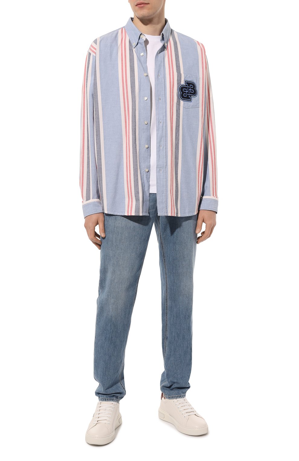 Хлопковая рубашка BOSS ORANGE, арт. 50483662, фото 2