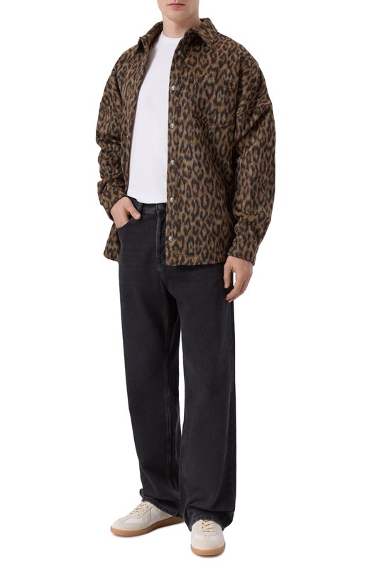 Кожаные кеды Replica Maison Margiela S57WS0236/P1895 Кремовый  S57WS0236/P1895 Фото 2