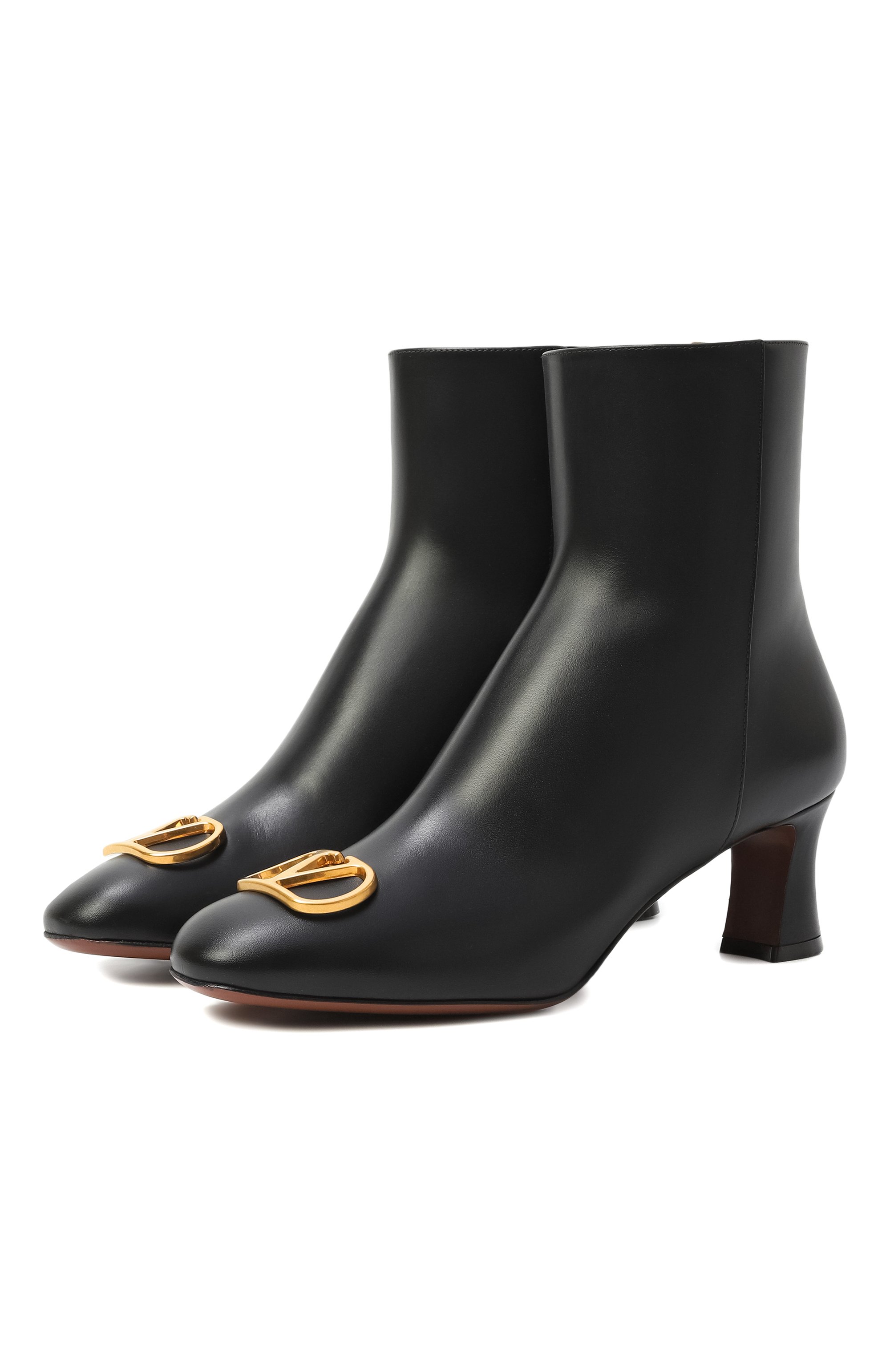 Кожаные ботильоны vlogo signature 55 VALENTINO, арт. 7W2S0ML2/DSH, фото 1