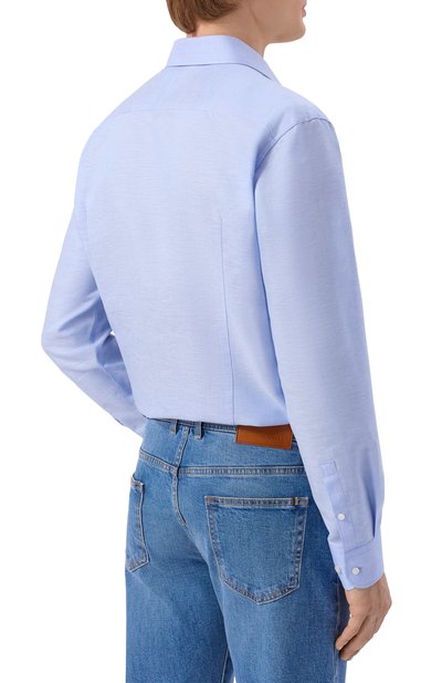 Рубашка изо льна и лиоцелла BOSS, арт. 50562110, фото 4