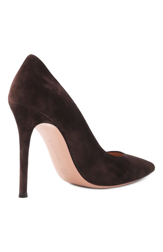 Замшевые туфли Gianvito 105 Gianvito Rossi G28470.15RIC.CAMM0KA Коричневый  G28470.15RIC.CAMM0KA Фото 5