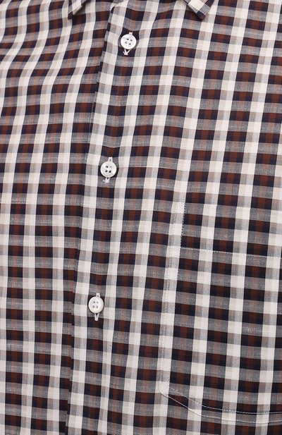 Рубашка из хлопка и льна BRIONI, арт. SCEE0L/P0006, фото 5