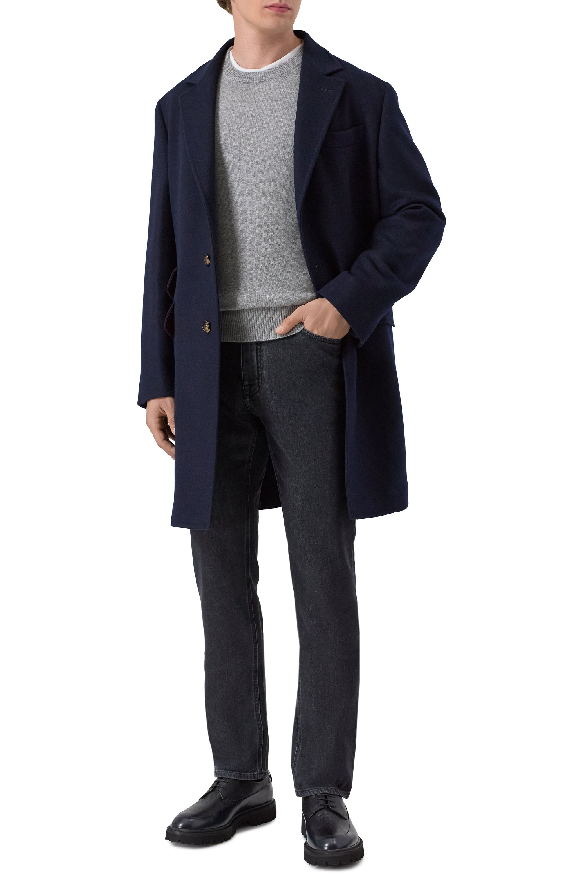 Кашемировый джемпер BRUNELLO CUCINELLI, арт. M22707000, фото 2