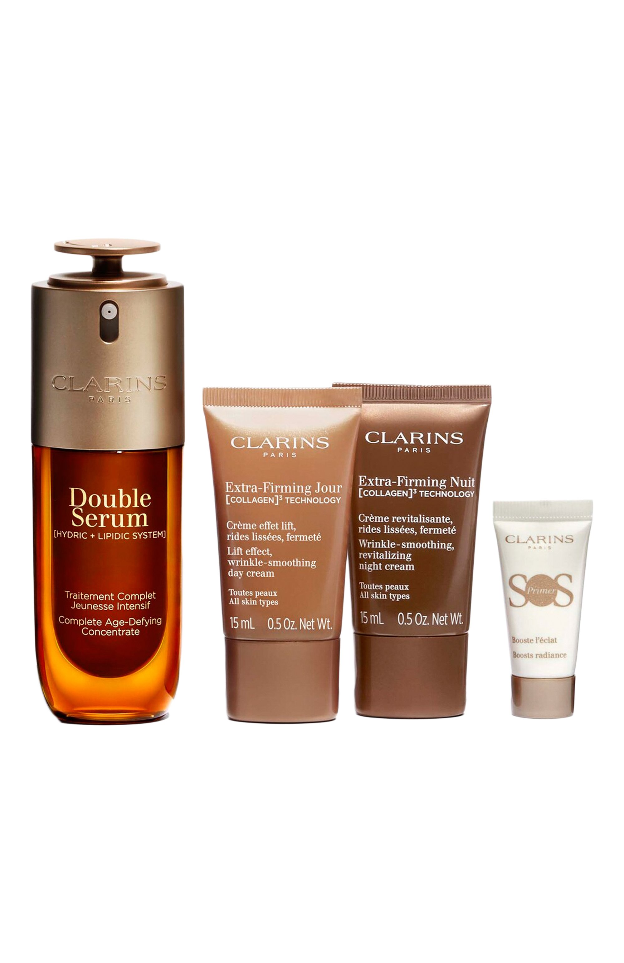 Набор double serum + extra-firming collection (50+2x15+5ml) CLARINS, арт. 80121936, фото 2