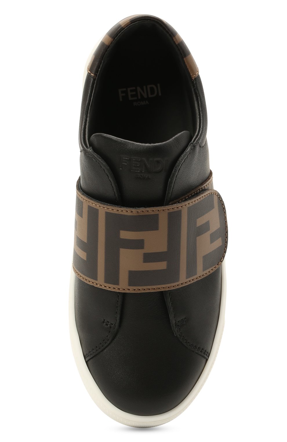 Кожаные кеды FENDI, арт. JMR325/A7N4/24-31, фото 4