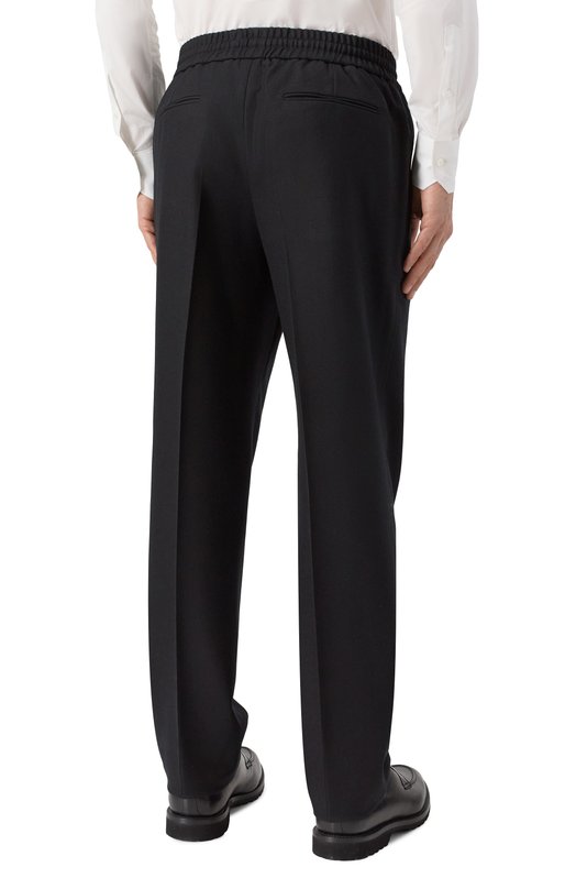 Шерстяные брюки Brioni RP2Z0L/0AA0C Чёрный  RP2Z0L/0AA0C Фото 4