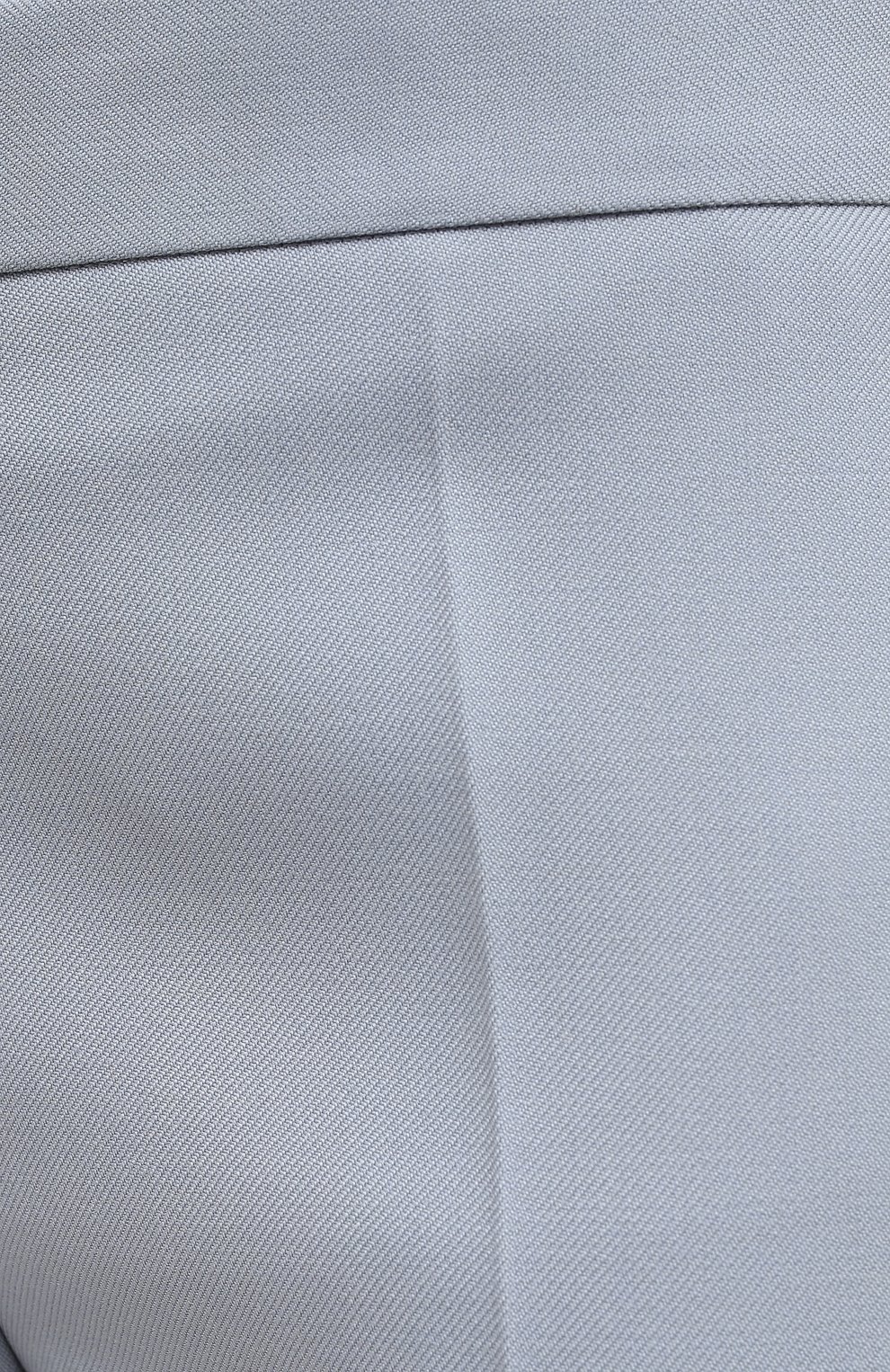 Шерстяные брюки JIL SANDER голубого цвета по цене 93750 руб., арт. JSPR300720-WR201000, фото 5 Шерстяные брюки JIL SANDER, арт. JSPR300720-WR201000, фото 5