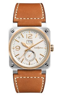 Часы steel & rose gold BELL AND ROSS бесцветного цвета по цене 949000 руб., арт. BR0390-BICOLOR, фото 1 Часы steel & rose gold BELL AND ROSS, арт. BR0390-BICOLOR, фото 1