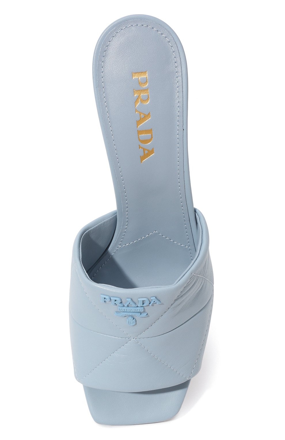 Кожаные мюли PRADA, арт. 1XX583-038-F0076-B065, фото 6