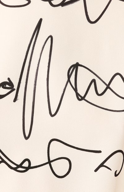 Шелковая рубашка VICTORIA BECKHAM кремового цвета по цене 97900 руб., арт. 1220WTP001044A, фото 5 Шелковая рубашка VICTORIA BECKHAM, арт. 1220WTP001044A, фото 5