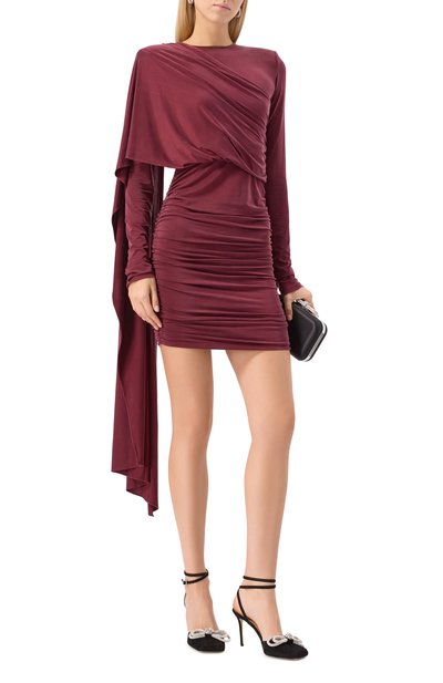 Замшевые туфли double bow 95 MACH & MACH, арт. FW25-S0943-95-SUE-BLK, фото 3