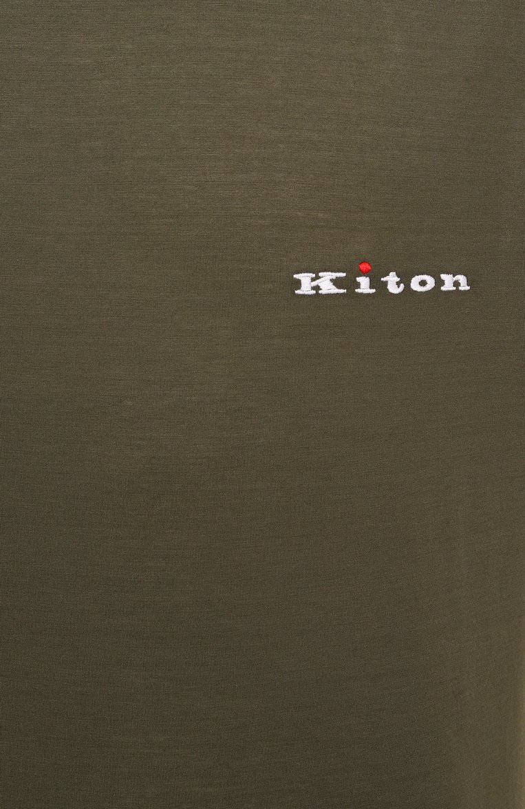 Хлопковая футболка KITON, арт. UMK0717H101, фото 1