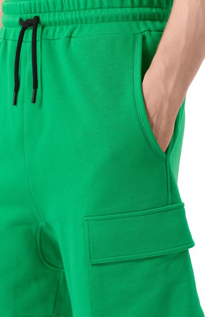 Шорты из хлопка и шелка KITON зеленого цвета по цене 83050 руб., арт. UMM063307, фото 5 Шорты из хлопка и шелка KITON, арт. UMM063307, фото 5