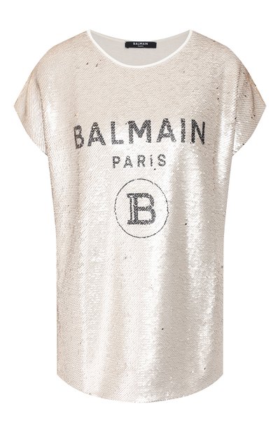 Женский топ с пайетками BALMAIN, арт. TF11351/J037