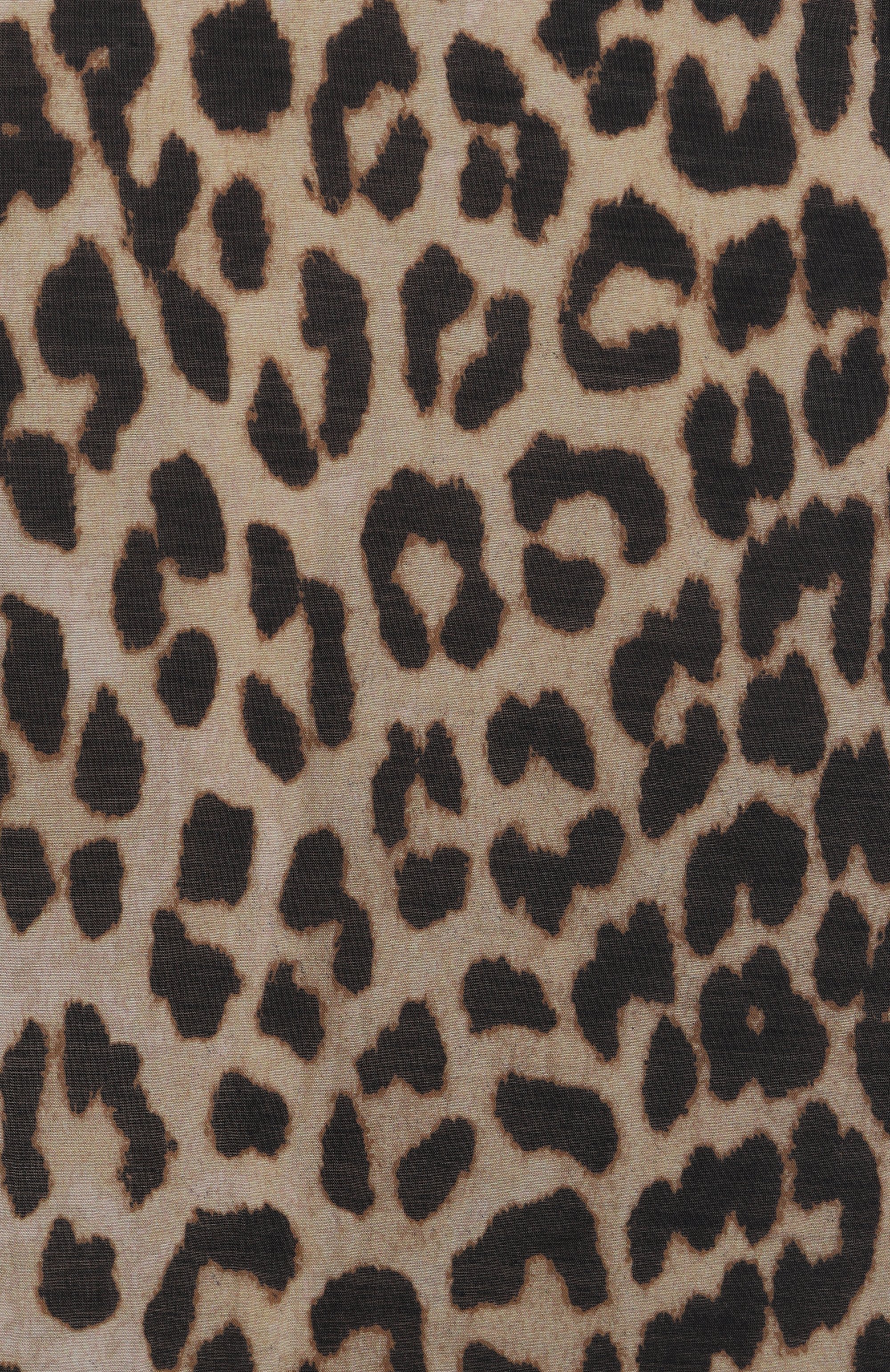 Хлопковое платье ELLYME леопардового цвета по цене 18900 руб., арт. 00288, фото 3 Хлопковое платье ELLYME, арт. 00288, фото 3